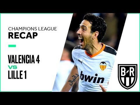 Valencia 4-1 Lille: Champions League Recap with Goals, Highlights and Best Moments