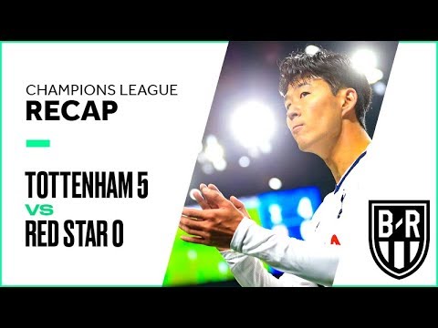 Tottenham 5-0 Red Star: Champions League Recap with Goals, Highlights and Best Moments