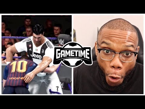 Goodbye, FIFA 19 | Messi vs. Ronaldo in WWE | FIFA vs. PES Graphics: GameTime Episode 1