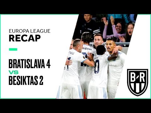 Slovan Bratislava 4-2 Besiktas: Europa League Recap with Highlights, Goals and Best Moments