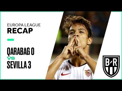 FC Qarabag 0-3 Sevilla: Europa League Recap with Highlights, Goals and Best Moments