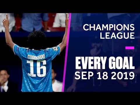 All Goals In The Champions League Today | 18 September 2019