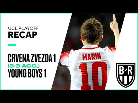 Crvena Zvezda 1-1 Young Boys (3-3 agg.): Champions League Playoff Recap with Goals and Best Moments