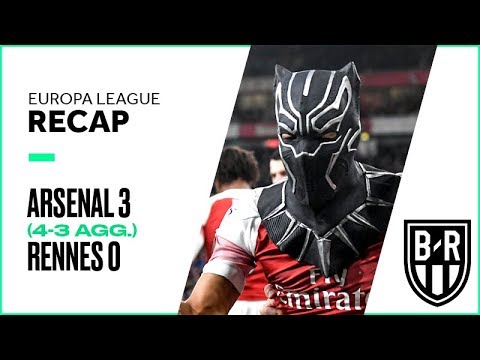 Arsenal 3-0 Rennes (4-3 agg.): Europa League Recap with Goals and Best Moments