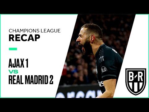 AFC Ajax 1-2 Real Madrid: Champions League Recap with Highlights, Goals and Best Moments
