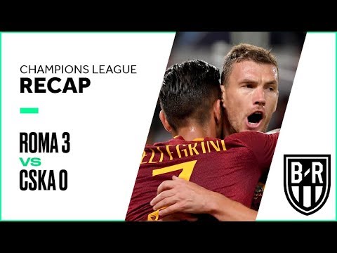 Champions League Recap: Roma 3-0 CSKA Moscow Highlights, Goals and Best Moments