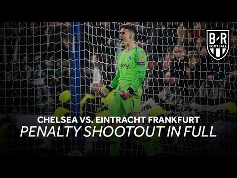 Chelsea 1-1 Eintracht Frankfurt (Chelsea win 4-3 on pens): Penalty Shootout in Full