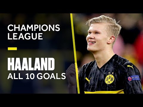 Erling Haaland: All 10 of His Champions League Goals