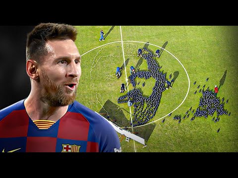 We Made Lionel Messi Out Of 700 Footballs After His 700th Goal