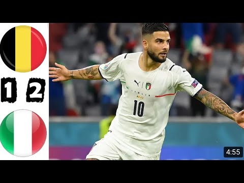 Italy vs Belgium 2-1• All Goals & Extended Highlights • Euro 2021