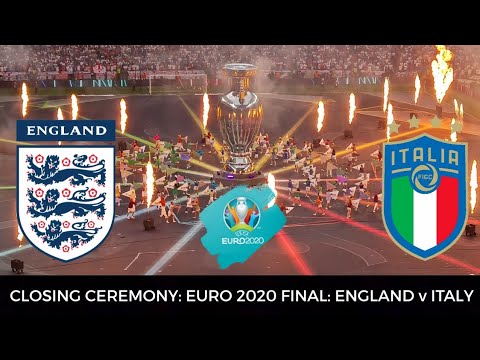 CLOSING CEREMONY: England v Italy: Euro 2020 Final: Wembley Stadium