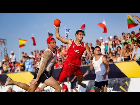 Denmark vs Croatia ● Men's Beach Handball EURO 2021 FINAL ● Full Match Highlights ●