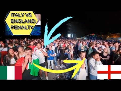 Italy vs England penalty shootout | FANS REACTION euro 2021 #FINAL