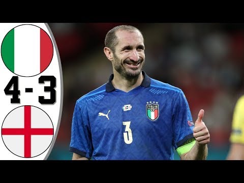 Italia - Inghilterra 1-1(3-2 DCR) EURO 2020 CALCI DI RIGORE COMPLETI