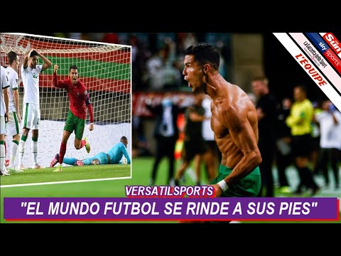 ASI REACCIONA PRENSA EUROPEA a NUEVO RECORD CRISTIANO RONALDO PORTUGAL vs IRLANDA