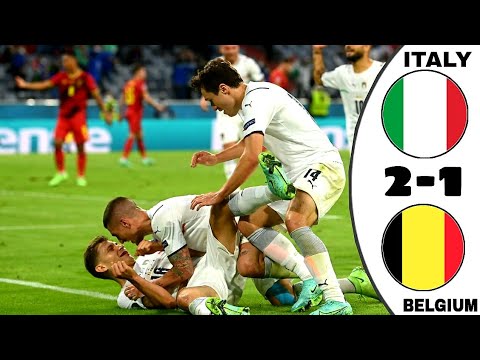 Hasil Piala EURO 2021 Tadi Malam: ITALY vs  BELGIUM Hasil Babak 8 Besar EURO 2020 ALL GOALS 2021 HD