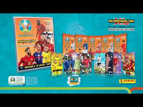 The UEFA Euro 2020™ Adrenalyn XL 2021 Kick Off Official Trading Cards Collection - Nordic Edition