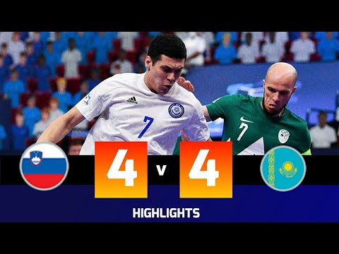 Slovenia 4 vs 4 Kazakhstan - Highlights - UEFA Futsal EURO 2022