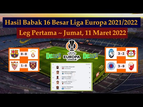 Hasil Liga Europa Tadi Malam: Barcelona vs Galatasaray | 16 Besar Liga Europa 2021/2022 Leg ke 1