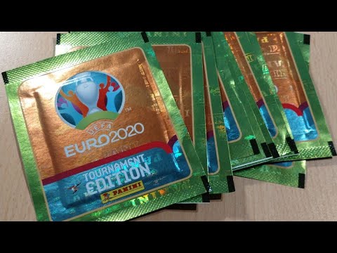 SIND DA KEINE GLITZERBILDER DRIN?! 🧐😠 | 10 Tüten Panini UEFA Euro 2020 Tournament Edition Sticker