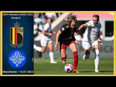 [1-1] | 10.07.2022 | Belgium vs Iceland UEFA Womens EURO 2022 | Group D #weuro2022