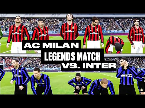 AC Milan Legends vs. Inter Legends: A Fantasy Match on PES