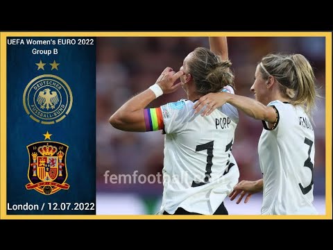 [2-0] | 12.07.2022 | Germany vs Spain | UEFA Womens Euro 2022 | Group B #weuro2022