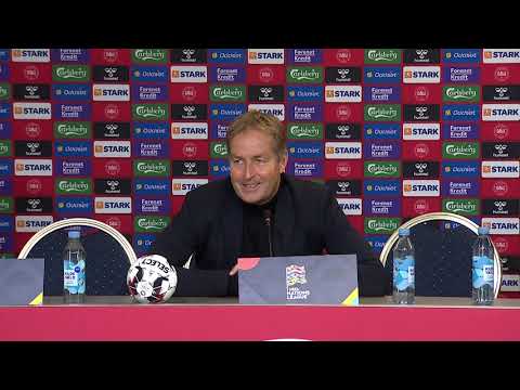 Kasper Dolberg & Kasper Hjulmand post-match press conference | Denmark 2-0 France | Nations League