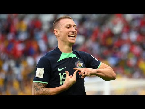 Australia goal scorer v Tunisia Mitch Duke - World Cup in Qatar | Highlights