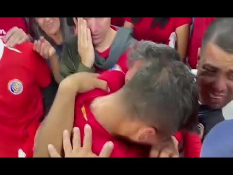 Emotivo momento cuando Anthony Contreras corrió a abrazar a su padre