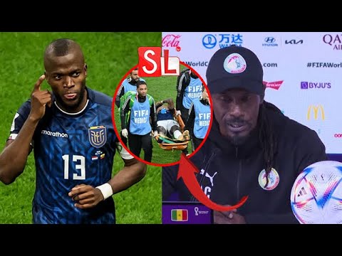 Réaction surprenante d'Aliou Cissé après l'annonce du forfait de Valencia "ah bon il ne jouera pas!!