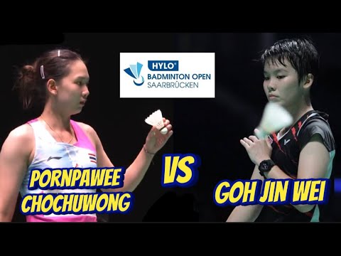 Badminton Hylo Open 2022 Pornpawee Chochuwong (Thailand) vs Goh Jin Wei (Malaysia)