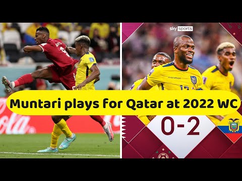 🇬🇭Ghana's Mohammed Muntari plays for Qatar in 2-0 defeat to Ecuador at 2022 World Cup opener