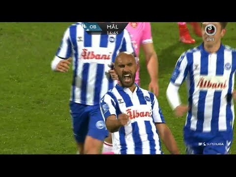 Issam Jebali but + assist Odense vs Aalborg 2-3