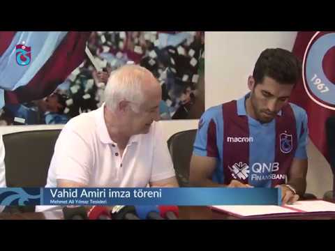 Vahid Amiri imza töreni