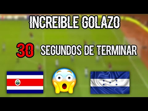 INCREIBLE GOL DE GERSON TORRES 😱 GOL GANE 🥇 COSTA RICA VS HONDURAS 2-1 // GOLES & RESUMEN 🇨🇷🇭🇳