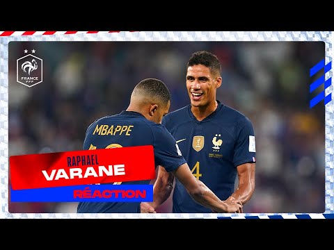 La réaction de Raphaël Varane, Equipe de France I FFF 2022