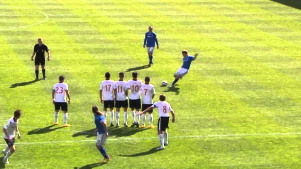 Brilliant curling free kick from David Wotherspoon, 17/08/2013
