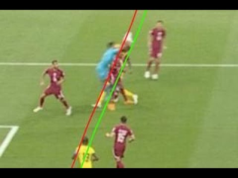 First VAR call of the 2022 world cup