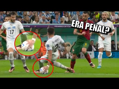 PÓLEMICA en el MUNDIAL!!! Era PENAL para PORTUGAL? | Uruguay vs Portugal