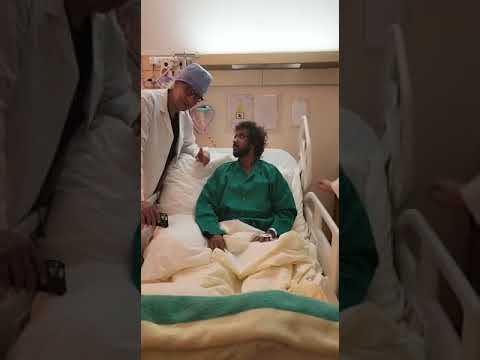 Yasser Al-Shahrani, thanks the efforts of the doctors and sends messages to their daughters