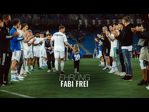 🎊 Die Ehrung von Fabi Frei im Joggeli 🎬