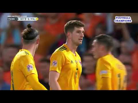 Chris Mepham frustriert nach Elfmeterschießen, Niederlande-Wales, UEFA Nations League 2022