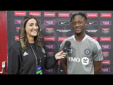 Entrevue d'après-match avec Ismaël Koné - Ligue des champions