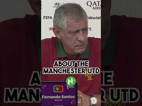 Fernando Santos' HILARIOUS reaction to ANOTHER Cristiano Ronaldo question 😂 #shorts