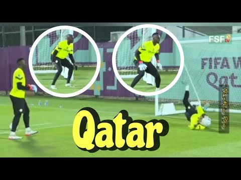 Gardiens : ► Edouard Mendy, Alfred Gomis, Seny Dieng. en plein préparation💪🇸🇳🤩