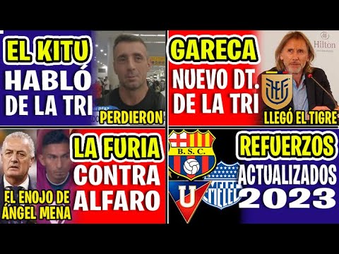 ÚLTIMA HORA! EL TIGRE GARECA NUEVO TÉCNICO DE ECUADOR? | LA FURIA ÁNGEL MENA CONTRA GUSTAVO ALFARO