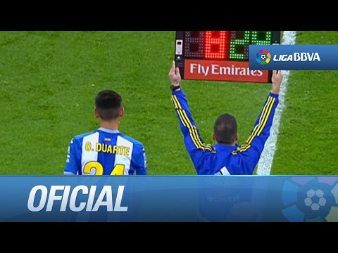 Óscar Duarte debuta en LaLiga con el RCD Espanyol