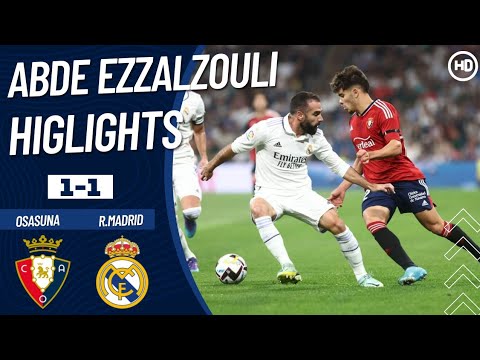 Ezzalzouli vs Real madrid 1-1 | الزلزولي أمام ريال مدريد اليوم