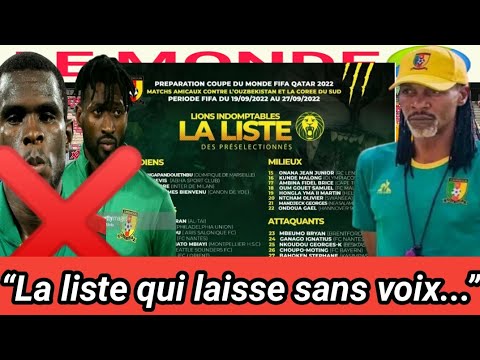 🇨🇲Coupe du monde 2022 : Liste des 36 Lions de Song, Nicolas Nkoulou et Bassogog la surprise du chef